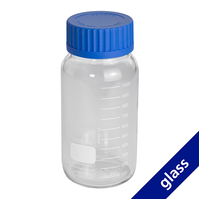 Lab Bottle 500 ml borosilicate glass, GLS80